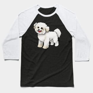 Dog - Bichon Frise - White and Cream Baseball T-Shirt